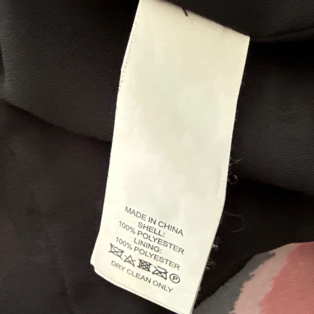 EUC Kate Spade NY Hazy Rose Floral Double Layer Ruffle Tier Top Blouse S​